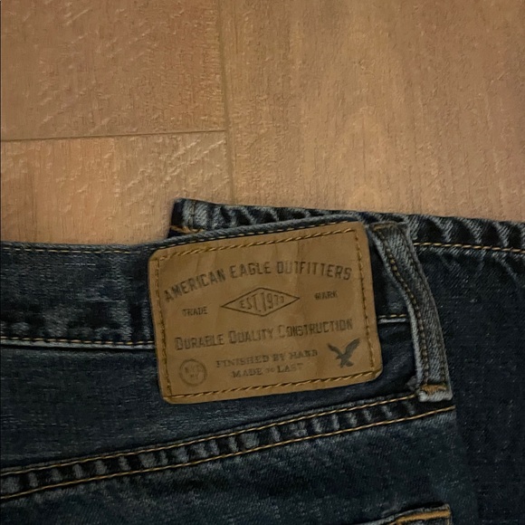 American Eagle Outfitters Men's Deep Indigo Jeans - Picture 7 of 7